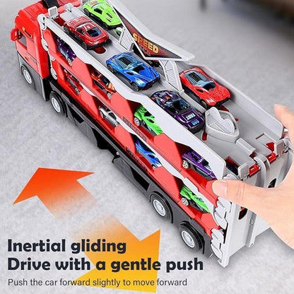 Truck with ejection race